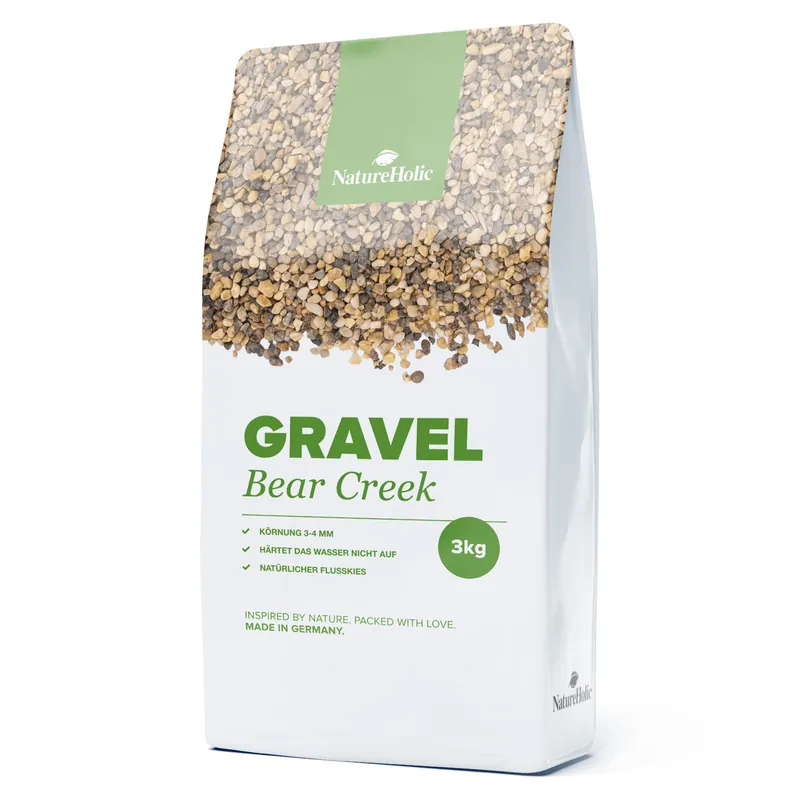 NatureHolic Bear Creek, Aquarium-Naturkies, 3 kg Bestseller